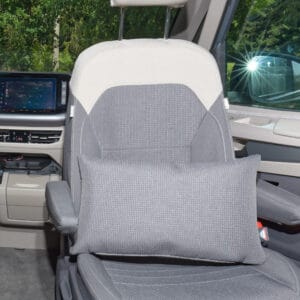 Coussin 50 x 30 cm pour VW T7 California / Multivan, dessin « Mèlange Raven »