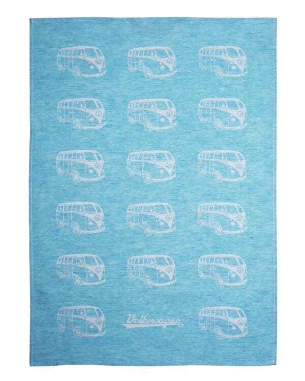 VW T1 Combi Torchon à vaisselle, 2 pièces - rouge/bleu - Plaisir d'offrir – Image 3