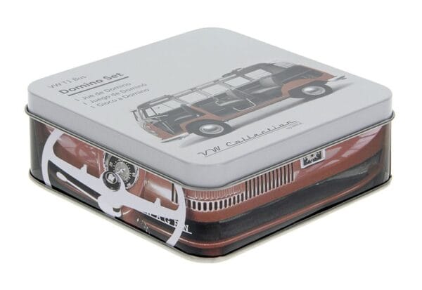 VOLKSWAGEN BUS VW T1 Combi Set d'Domino dans une boîte métallique – Image 2