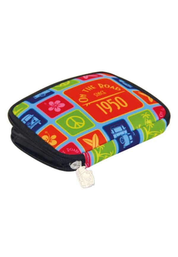 VOLKSWAGEN BUS VW T1 Combi Néoprène Portefeuille - Multicolore