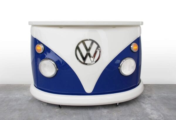 VW T1 Bus Bulli Bar Bleu – Meuble déco & Bar rétro Volkswagen sous licence officielle
