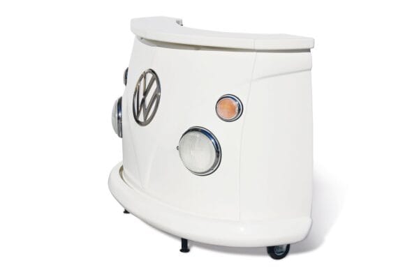 VW T1 Bus Bulli Bar Blanc – Meuble déco & Bar rétro Volkswagen sous licence officielle – Image 3