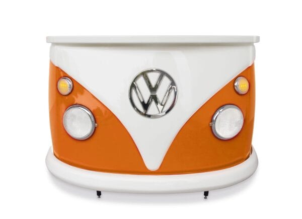 VW T1 Bus Bulli Bar Orange – Meuble déco & Bar rétro Volkswagen sous licence officielle