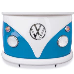 VW T1 Bus Bulli Bar Bleu Clair – Meuble déco & Bar rétro Volkswagen sous licence officielle