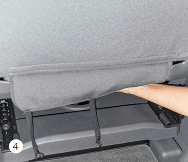 Figure 4 - Points de fixation métalliques