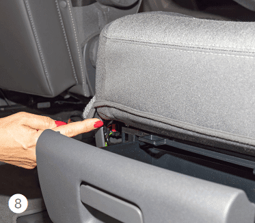 Figure 8 - Préparation surface avant gauche