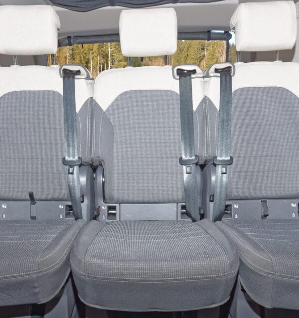 100705793 - Housse Second Skin Siège Central VW T7 California Beach Tour/Camper Bright Dots Raven/Sandwick | BRANDRUP