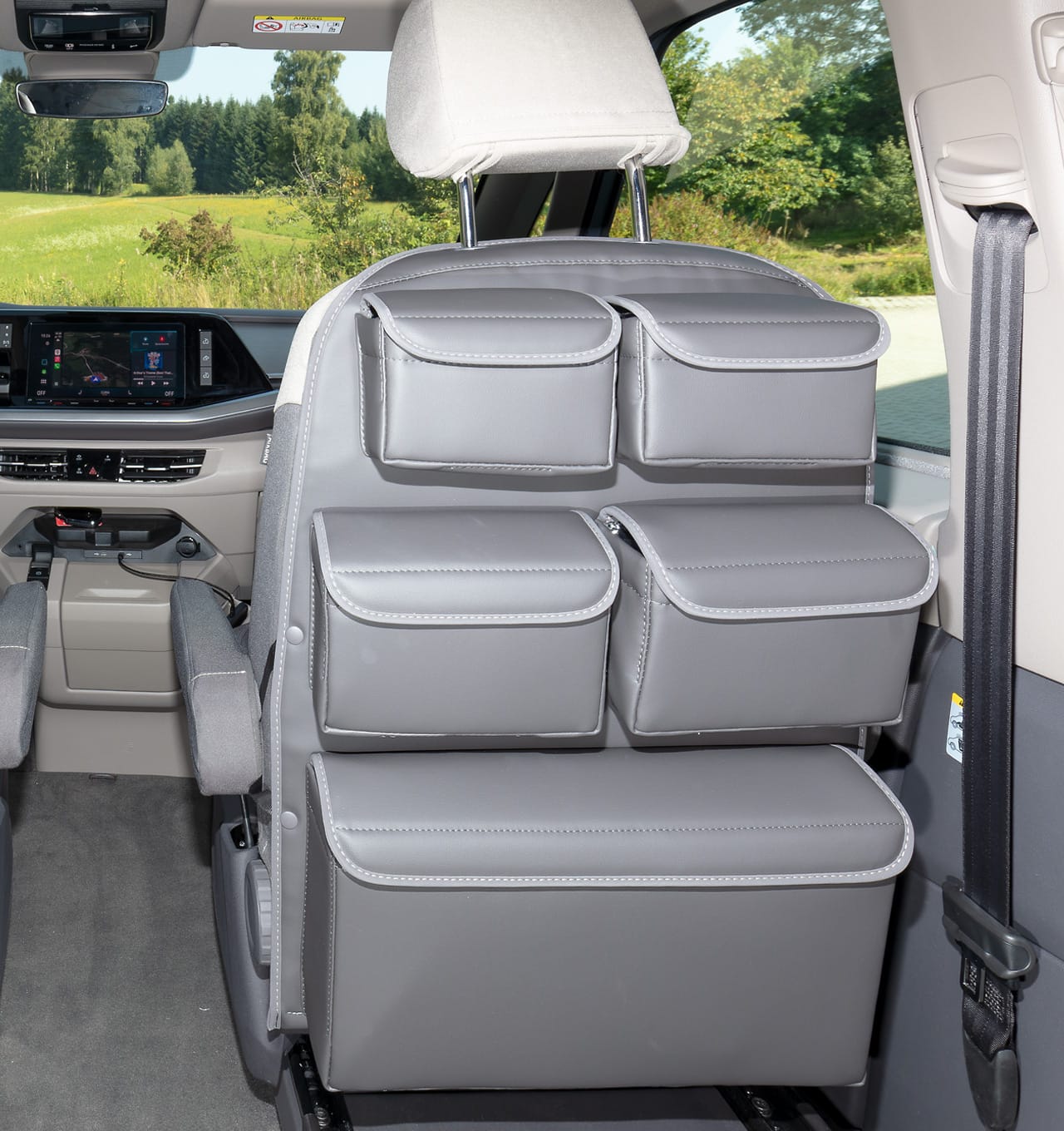 UTILITY BRANDRUP dos siège conducteur California T7 rangement poches organisation cabine