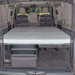 100707638 - Drap-Housse iXTEND Matelas Sol VW T7 California Beach Camper/Tour Peluche Nicki Blanc | BRANDRUP