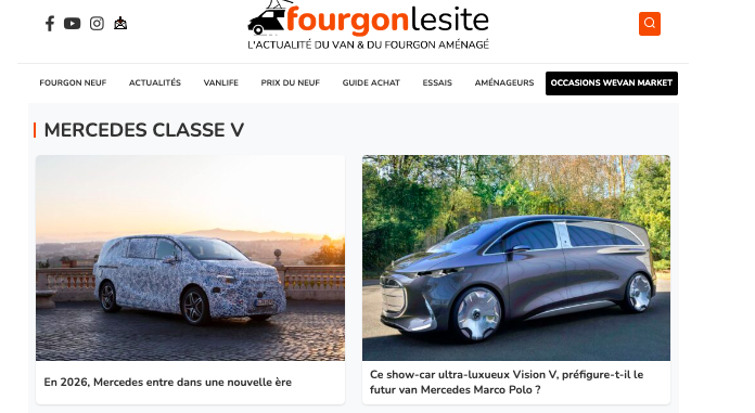 Mercedes VLE électrique longue distance