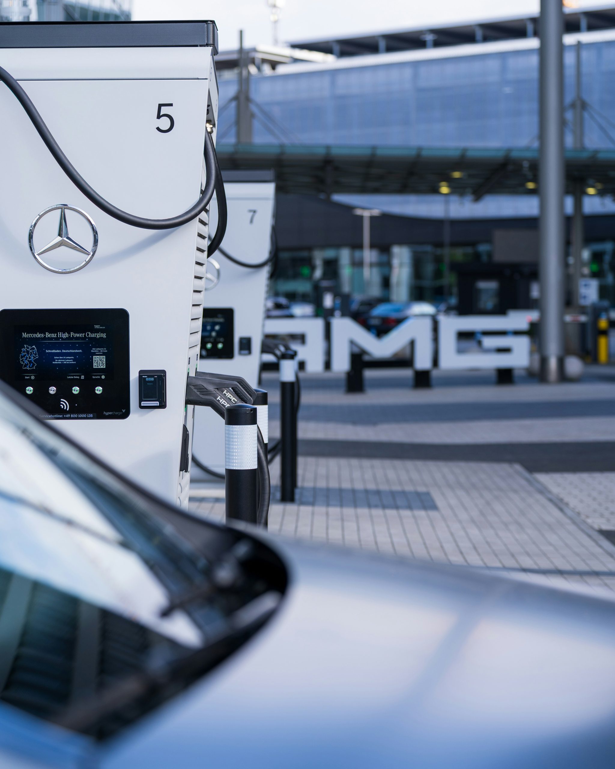 Mercedes VLE bornes de recharge