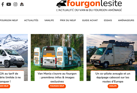 Article Van Mania fourgons