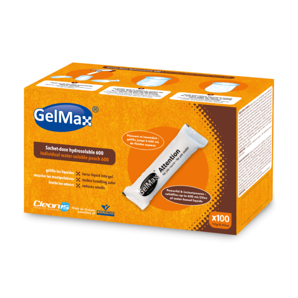 GEL02 - Sachets Gelmax Cleanis Hydrosoluble x18 - Super-Absorbants Vanlife & Camping