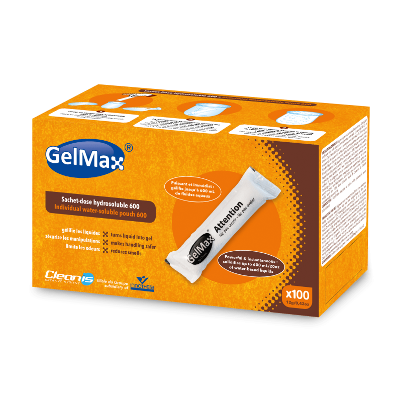 Sachets Gelmax Cleanis hydrosoluble