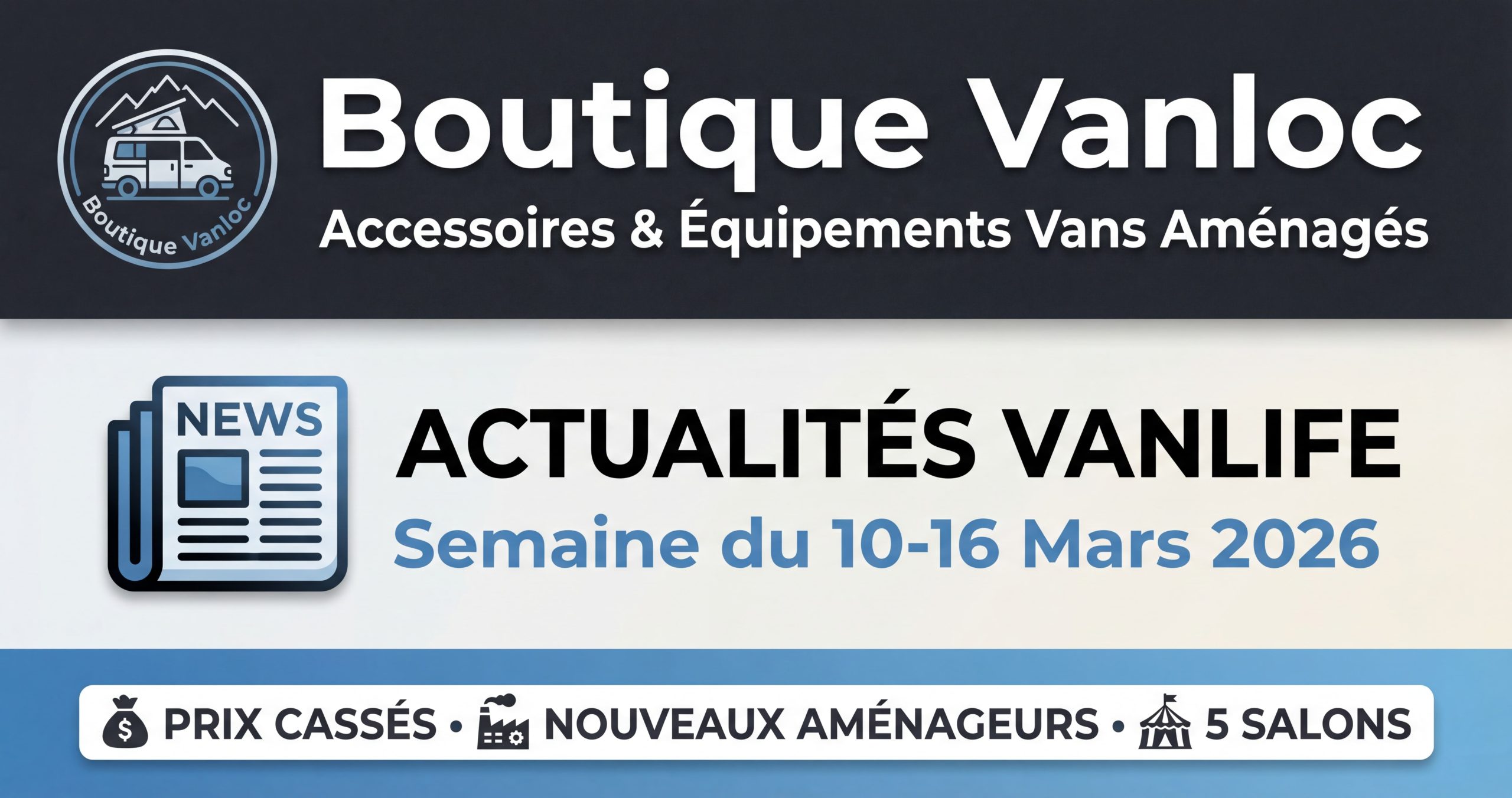 📰 Actualités Vanlife – Semaine du 10-16 Mars 2026