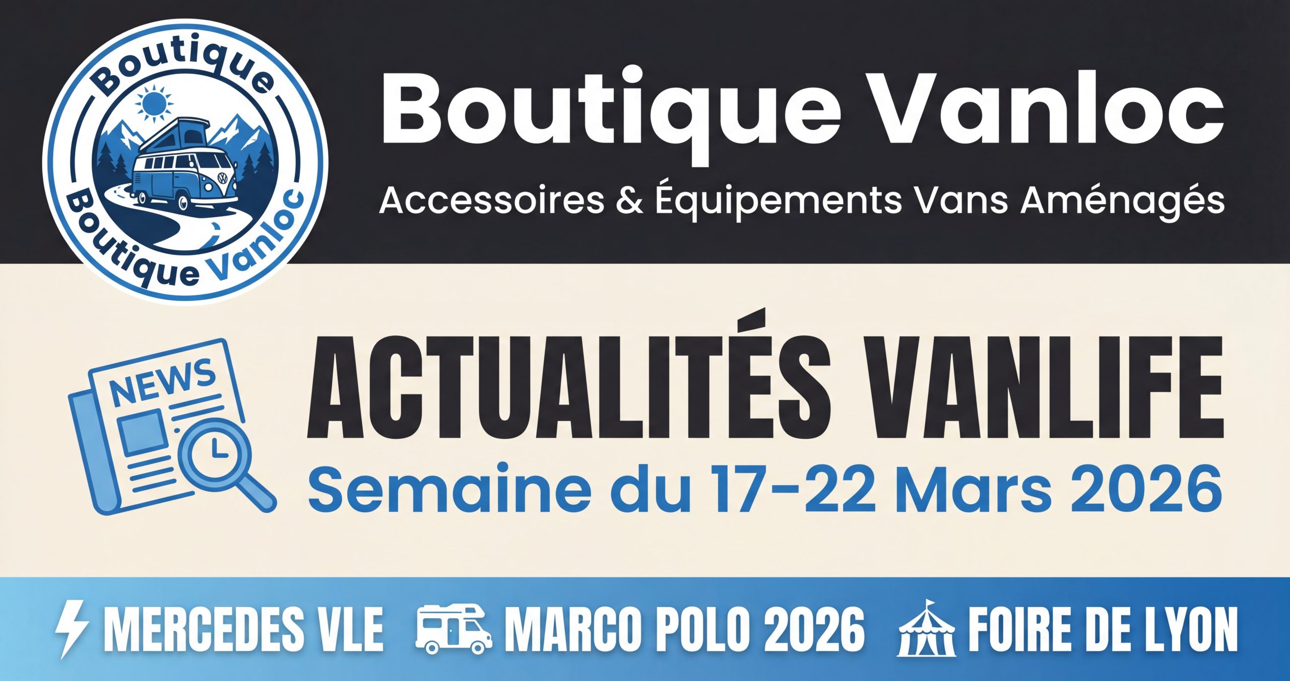Actualités Vanlife — Semaine du 17 au 22 Mars 2026