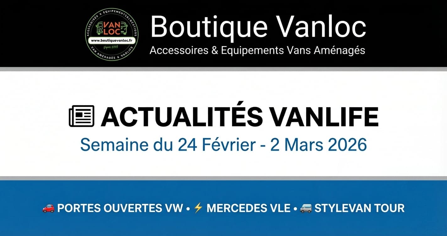 📰 Actualités Vanlife – Semaine du 24 Février – 2 Mars 2026