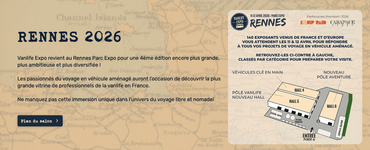 Vanlife Expo Rennes 2026 — 11 et 12 avril
