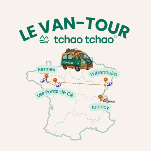 Tchao Tchao Van Tour 2026 — kit aménagement amovible