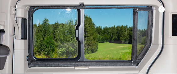 Pose et utilisation FLYOUT fenêtre coulissante VW T7 California — étape 4