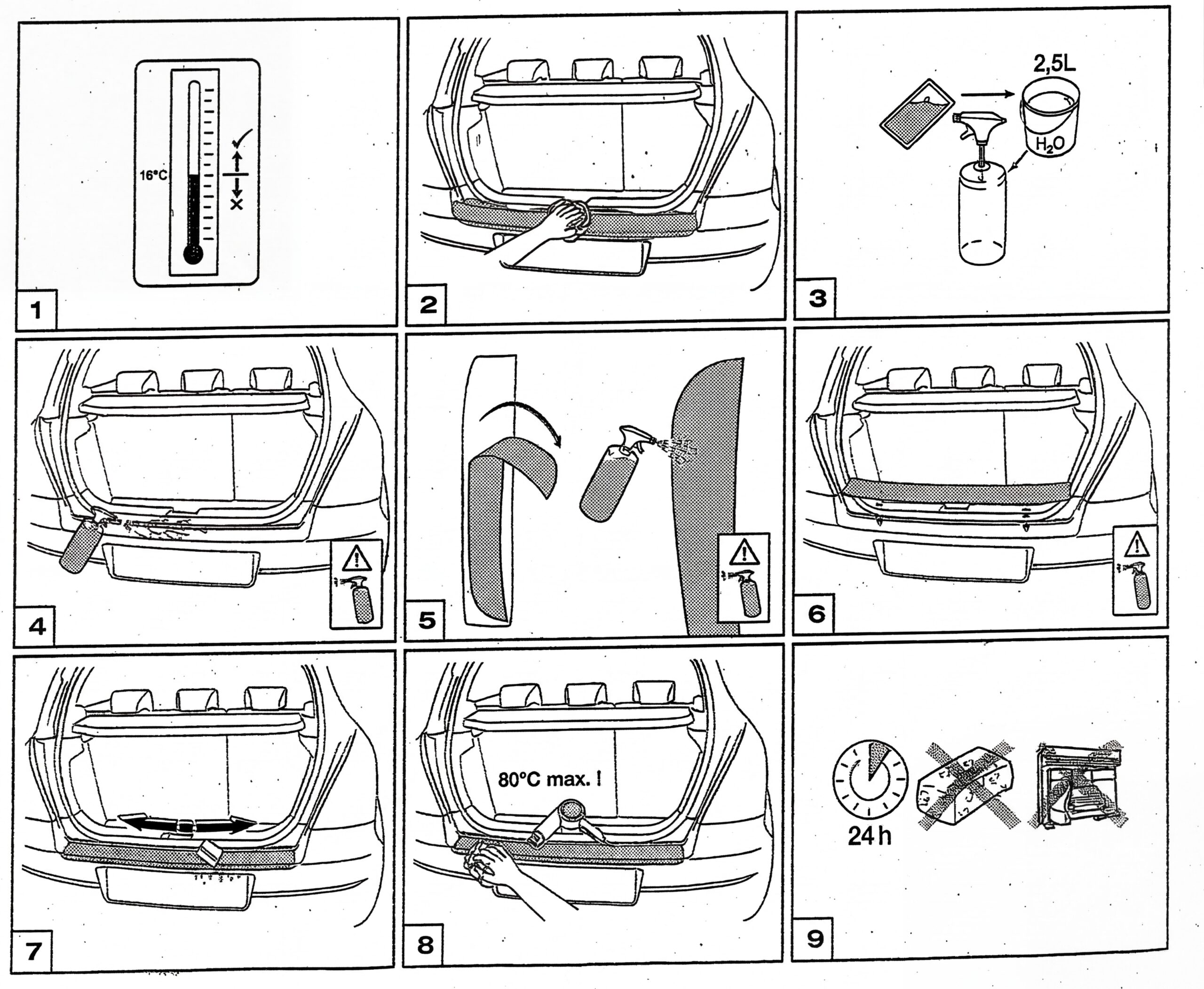Guide d’installation — Films de Protection Carrosserie BRANDRUP pour VW T7 California / Multivan