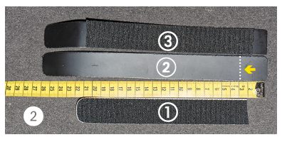 Préparation bande plastique guidage velcro FLYOUT BRANDRUP hayon VW T7 California Ocean Coast — Fig. 2